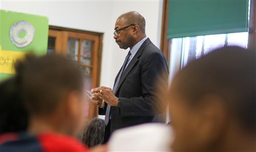  Dr. Adams at Columbia Elementary